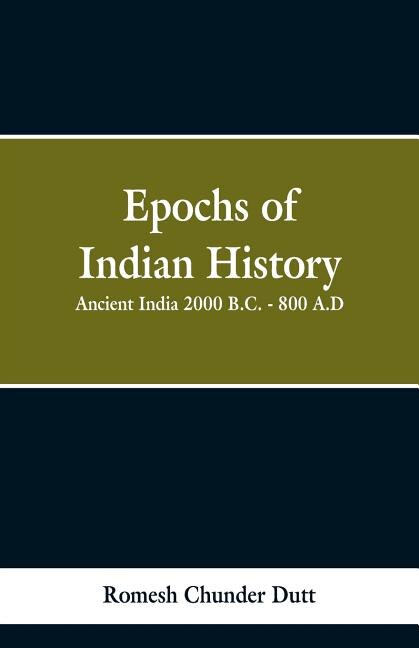 Couverture_Epochs of Indian History