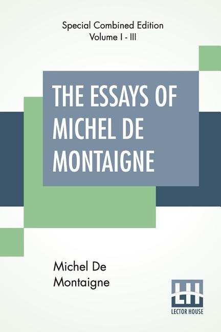 Couverture_The Essays Of Michel De Montaigne (Complete)