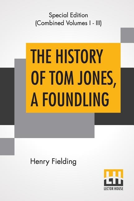 Couverture_The History Of Tom Jones, A Foundling (complete)