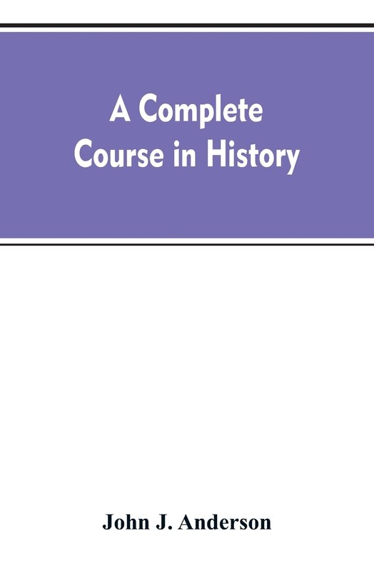 Front cover_A complete course in history