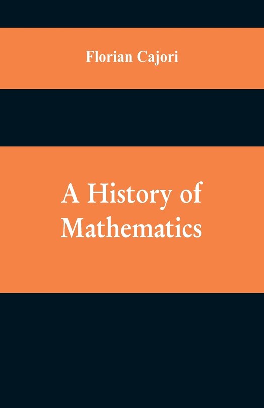 Front cover_A History of Mathematics