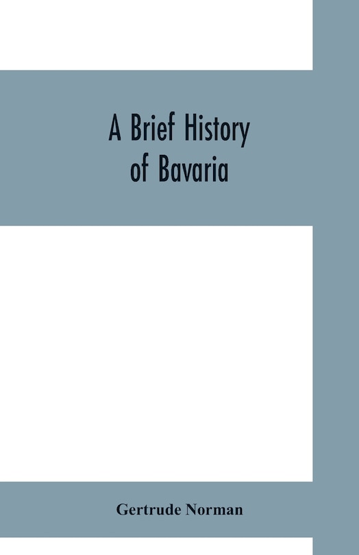 Couverture_A brief history of Bavaria