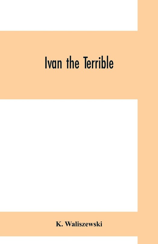 Front cover_Ivan the Terrible