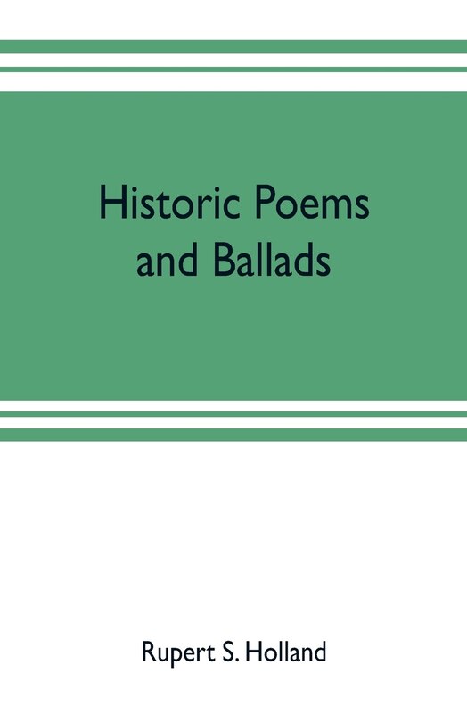 Front cover_Historic poems and ballads