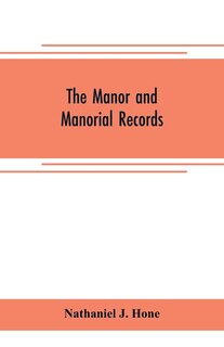 Front cover_The manor and manorial records