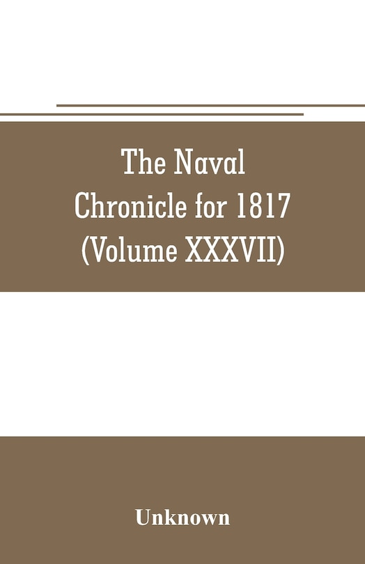 Front cover_The Naval chronicle for 1817