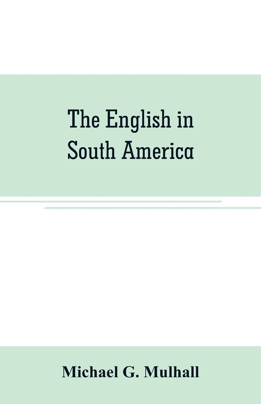 Front cover_The English in South America