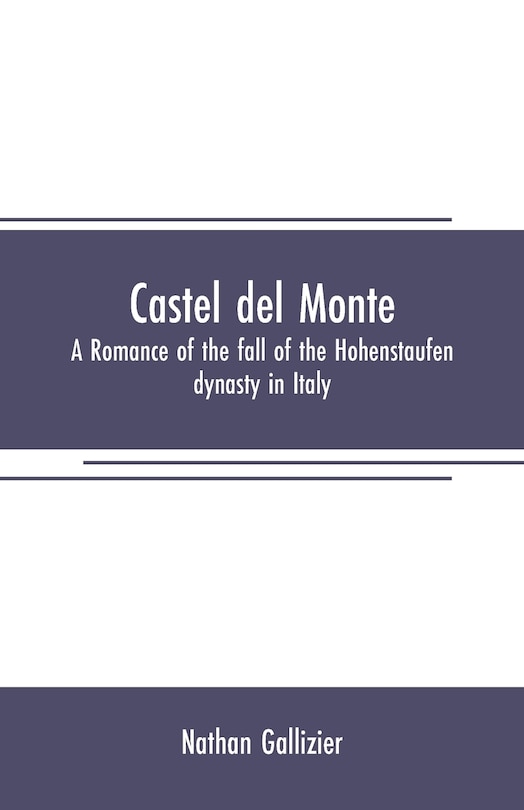 Front cover_Castel del Monte