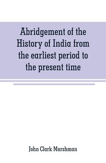Front cover_Abridgement of the History of India from the earliest period to the present time