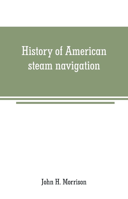 Front cover_History of American steam navigation