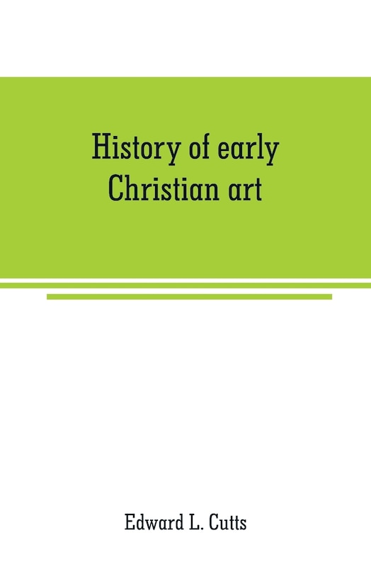 Front cover_History of early Christian art
