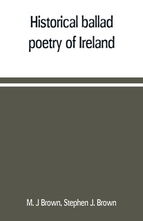 Couverture_Historical ballad poetry of Ireland