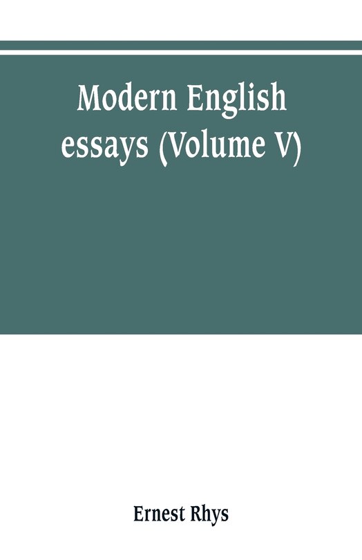 Front cover_Modern English essays (Volume V)