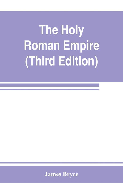 Front cover_The Holy Roman Empire (third Edition)