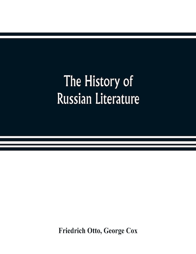 Front cover_The History Of Russian Literature