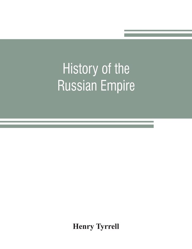 Couverture_History Of The Russian Empire