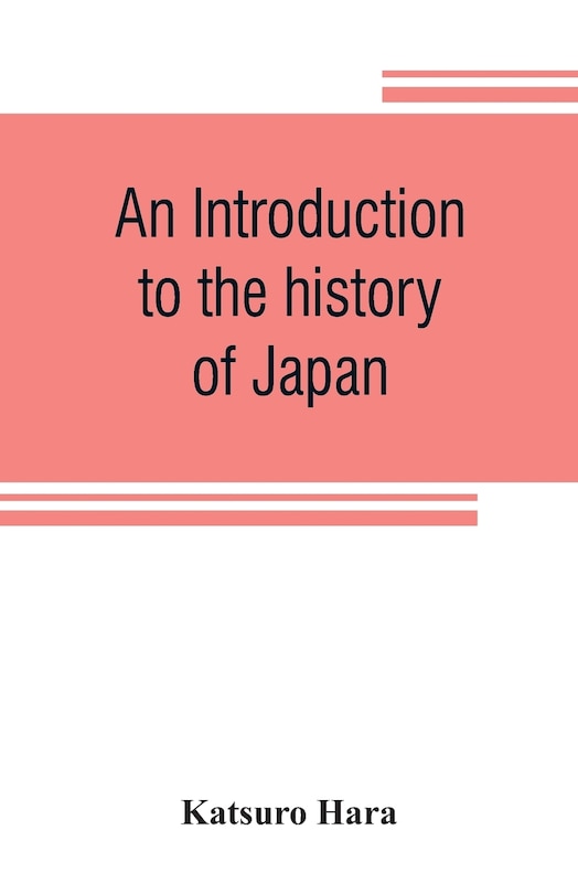Couverture_An Introduction To The History Of Japan