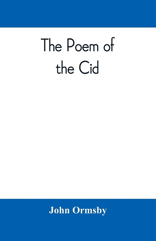 Front cover_The Poem Of The Cid