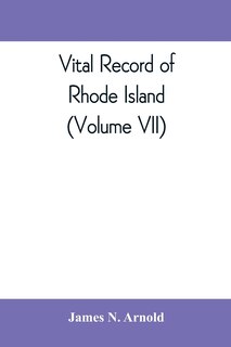 Front cover_Vital Record Of Rhode Island