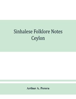 Front cover_Sinhalese Folklore Notes