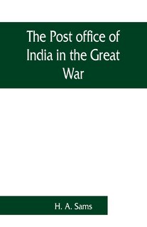 Couverture_The Post Office Of India In The Great War