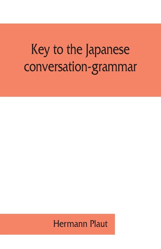 Front cover_Key To The Japanese Conversation-grammar