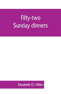 Couverture_Fifty-two Sunday dinners
