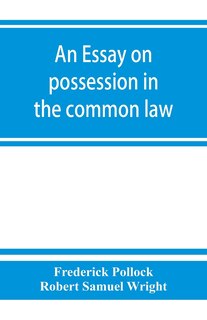 Couverture_An essay on possession in the common law