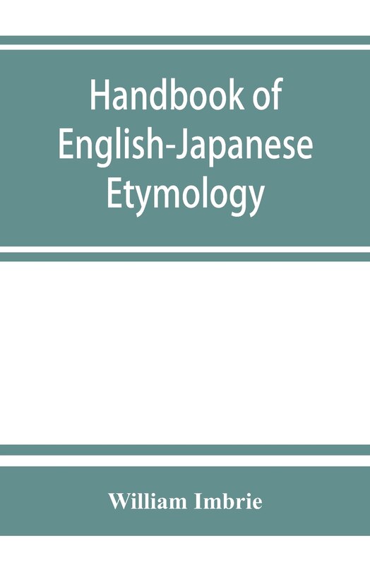 Couverture_Handbook of English-Japanese etymology