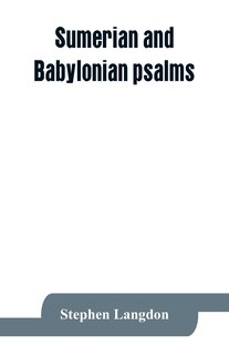 Front cover_Sumerian and Babylonian psalms