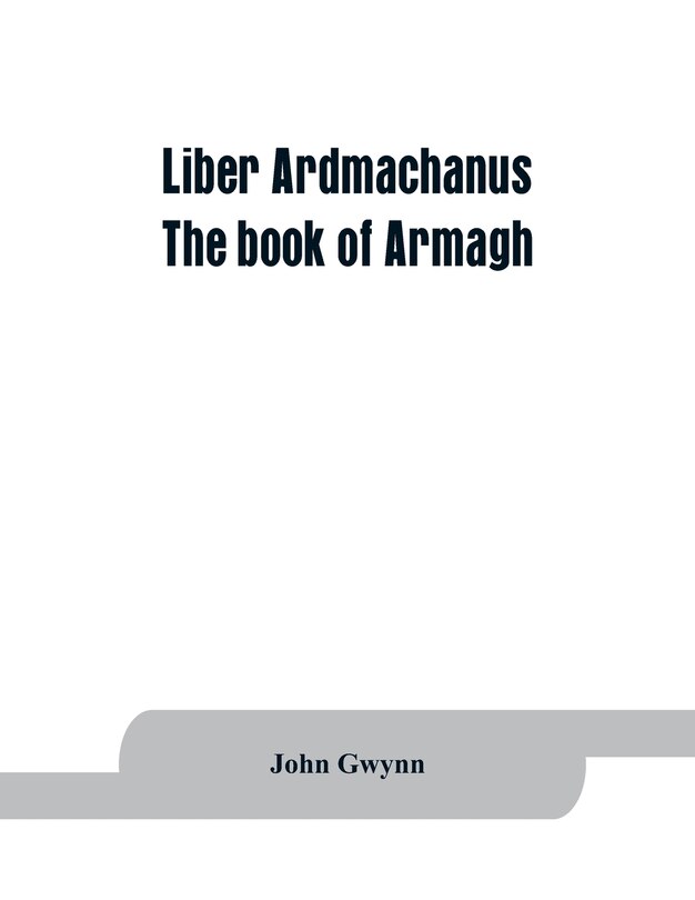 Front cover_Liber Ardmachanus