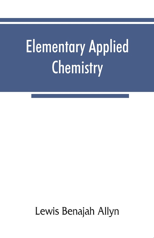 Front cover_Elementary applied chemistry