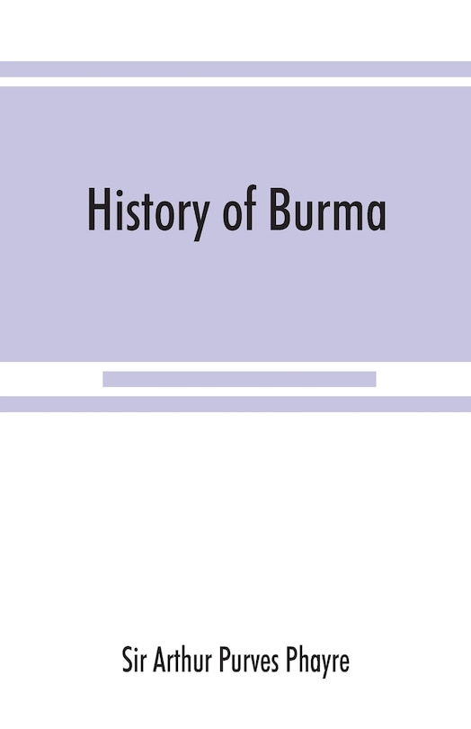 Front cover_History of Burma