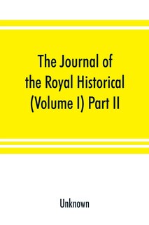 Front cover_The Journal Of The Royal Historical And Archaeological Association Of Ireland (volume I) Part Ii.