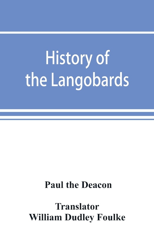 Couverture_History Of The Langobards