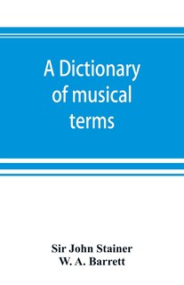 Front cover_A Dictionary Of Musical Terms