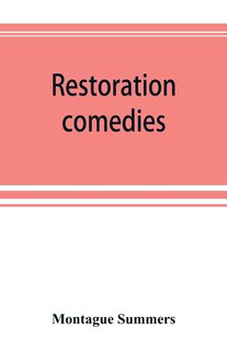 Front cover_Restoration Comedies