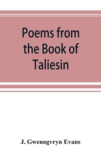 Front cover_Poems From The Book Of Taliesin