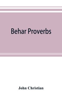 Front cover_Behar proverbs