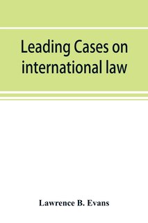 Front cover_Leading Cases On International Law