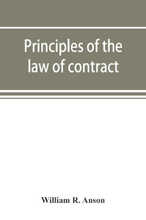 Front cover_Principles Of The Law Of Contract