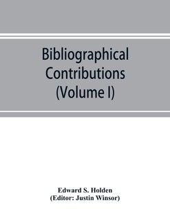 Front cover_Bibliographical Contributions (volume I); Index-catalogue Of Books And Memoirs On The Transits Of Mercury