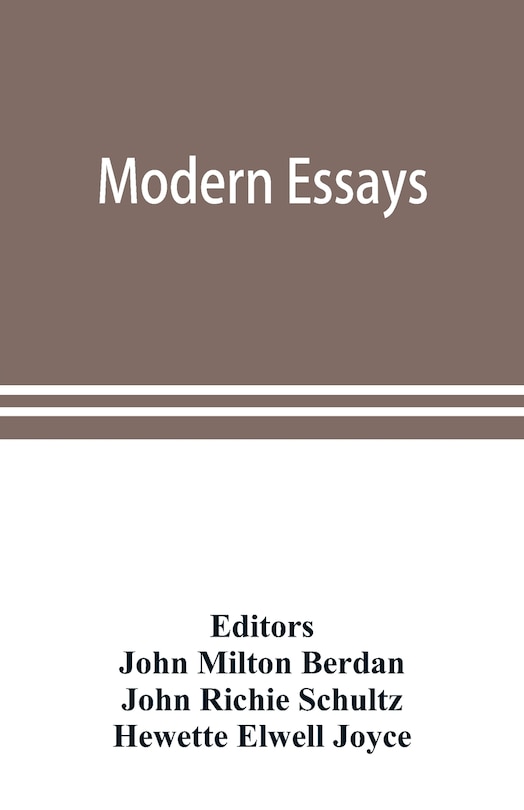 Front cover_Modern Essays