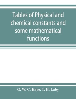 Front cover_Tables of physical and chemical constants and some mathematical functions