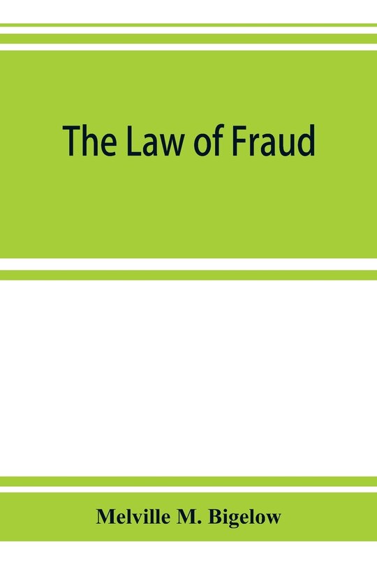 Front cover_The Law Of Fraud