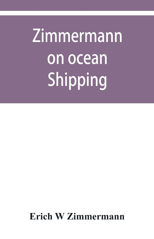 Couverture_Zimmermann On Ocean Shipping
