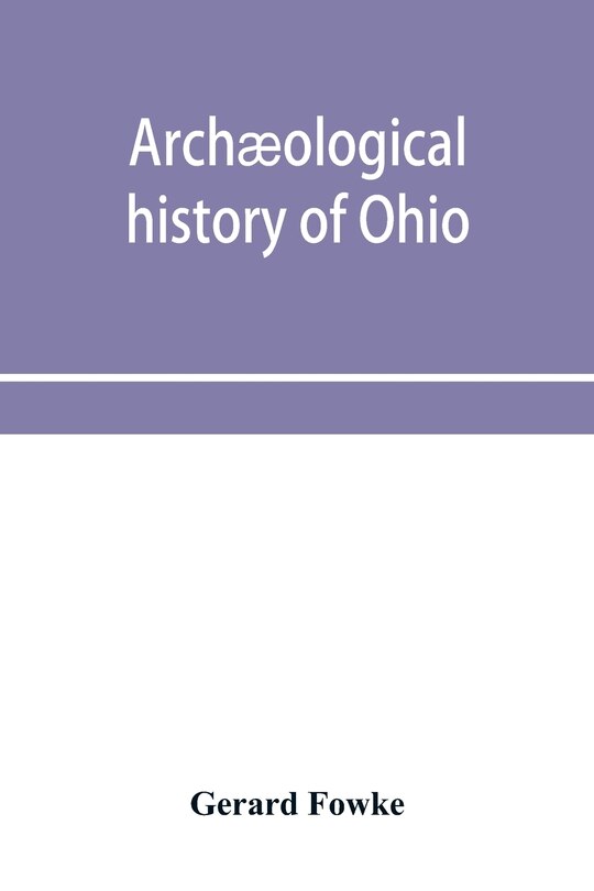 Couverture_Archæological history of Ohio