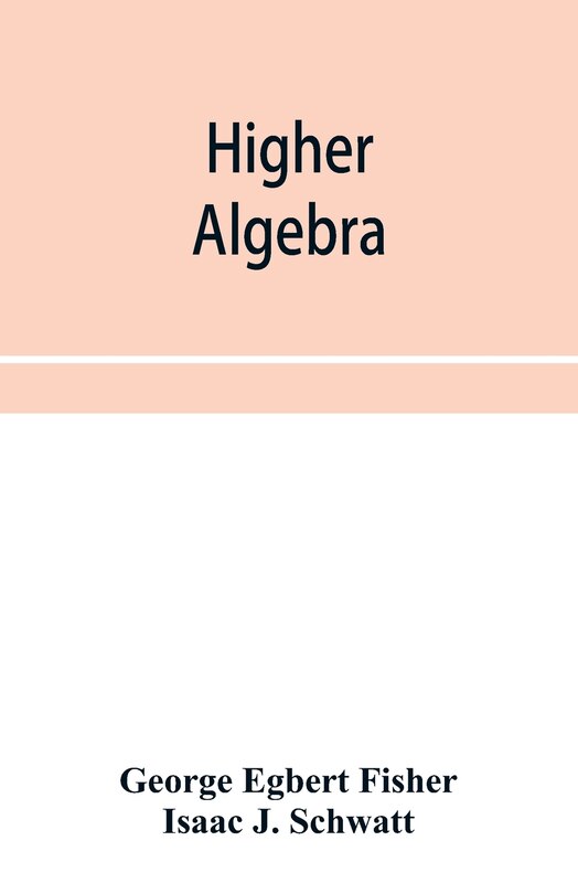 Front cover_Higher algebra