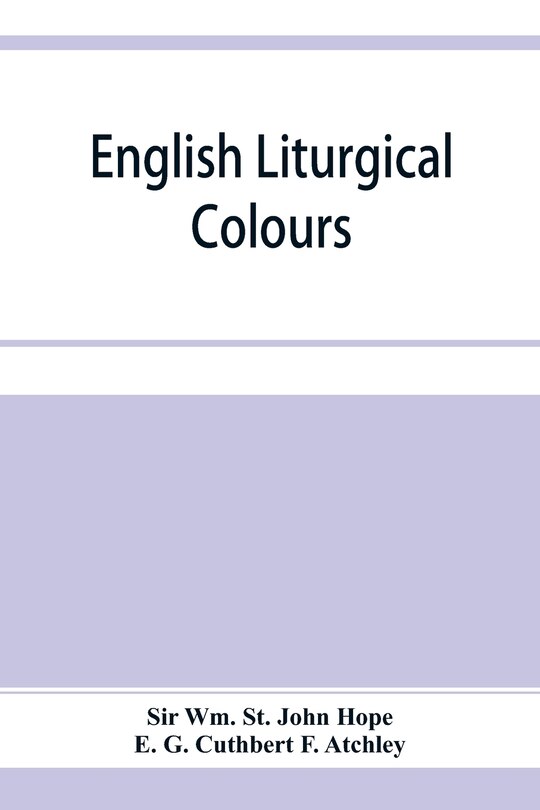 Front cover_English liturgical colours