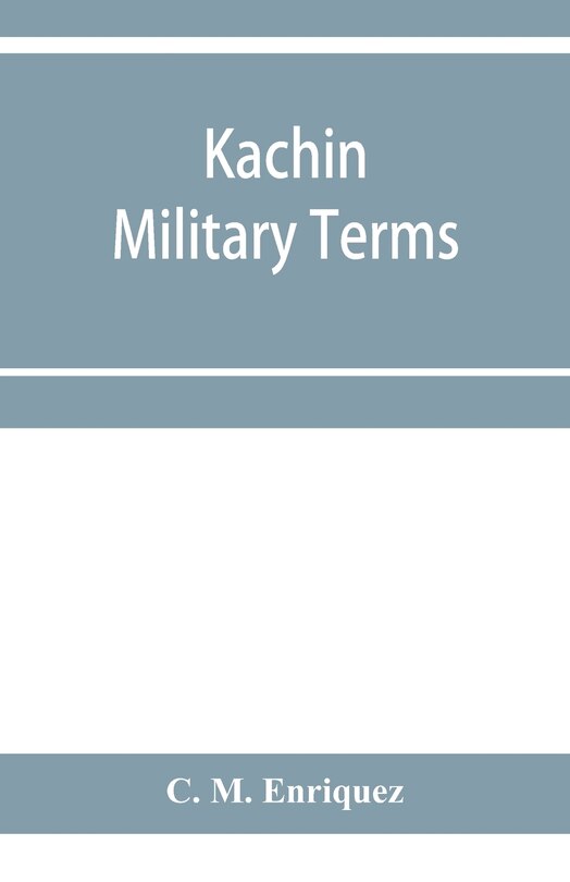 Front cover_Kachin military terms